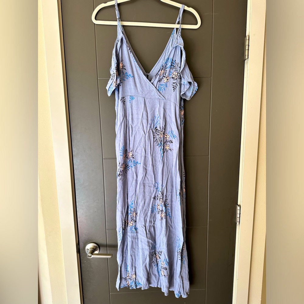 Floral wrap dress